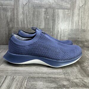 Allbirds Tree Dasher Relay Women's size 6.5 Blue Mesh Slip On Shoes